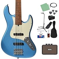 Bacchus　エレキベース　WJB-330R　水色　初心者セット　入門書 Bacchus WJB-Mini PTL-SOB ベース 初心者12点セット